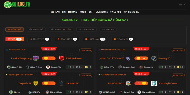 Hướng dẫn xem trực tiếp bóng đá trên Xoilac TV (Chi tiết từng bước) 9 Xoilac TV sự lựa chọn xem trực tiếp bóng đá hàng đầu