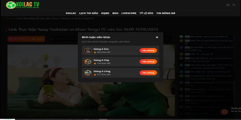 Xoilac TV có nhiều đường truyền khác nhau không lo bị trễ